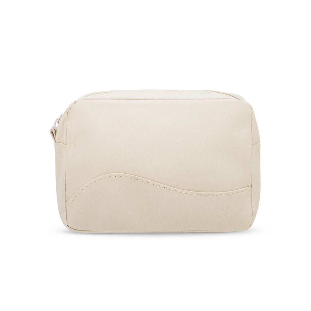 MARIE promotional personal care item in beige (detail view) with custom logo branding