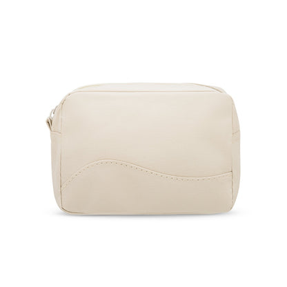MARIE promotional personal care item in beige (detail view) with custom logo branding