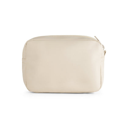 MARIE promotional personal care item in beige (detail view) with custom logo branding