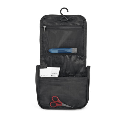 WILLIS promotional personal care item in black (detail view) with custom logo branding