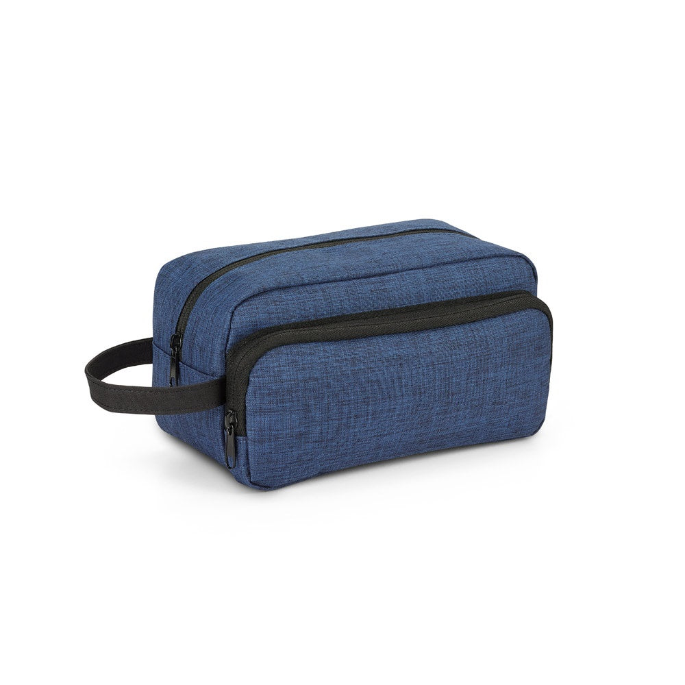 KEVIN promotional personal care item in blue with custom logo branding