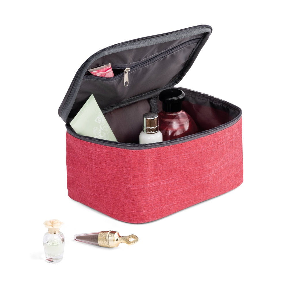 ELIZA promotional personal care item in pink (detail view) with custom logo branding