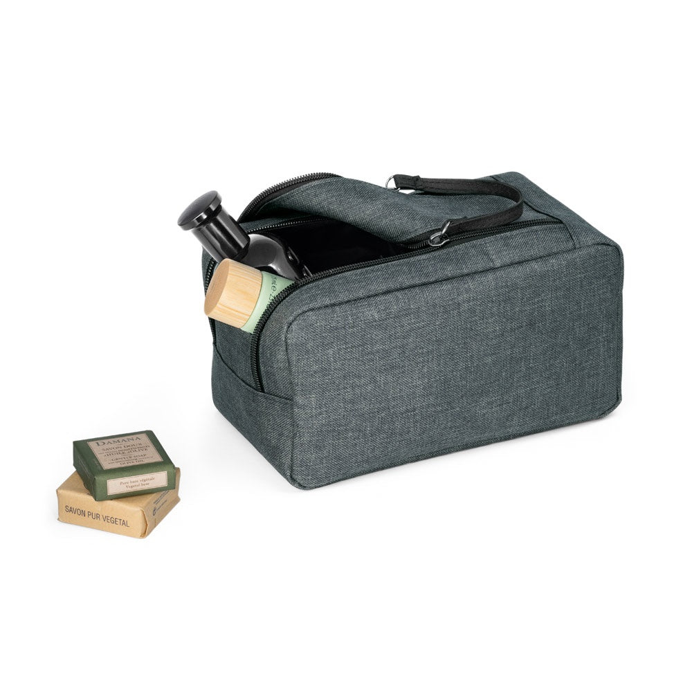 WAYNE promotional personal care item in grey (detail view) with custom logo branding