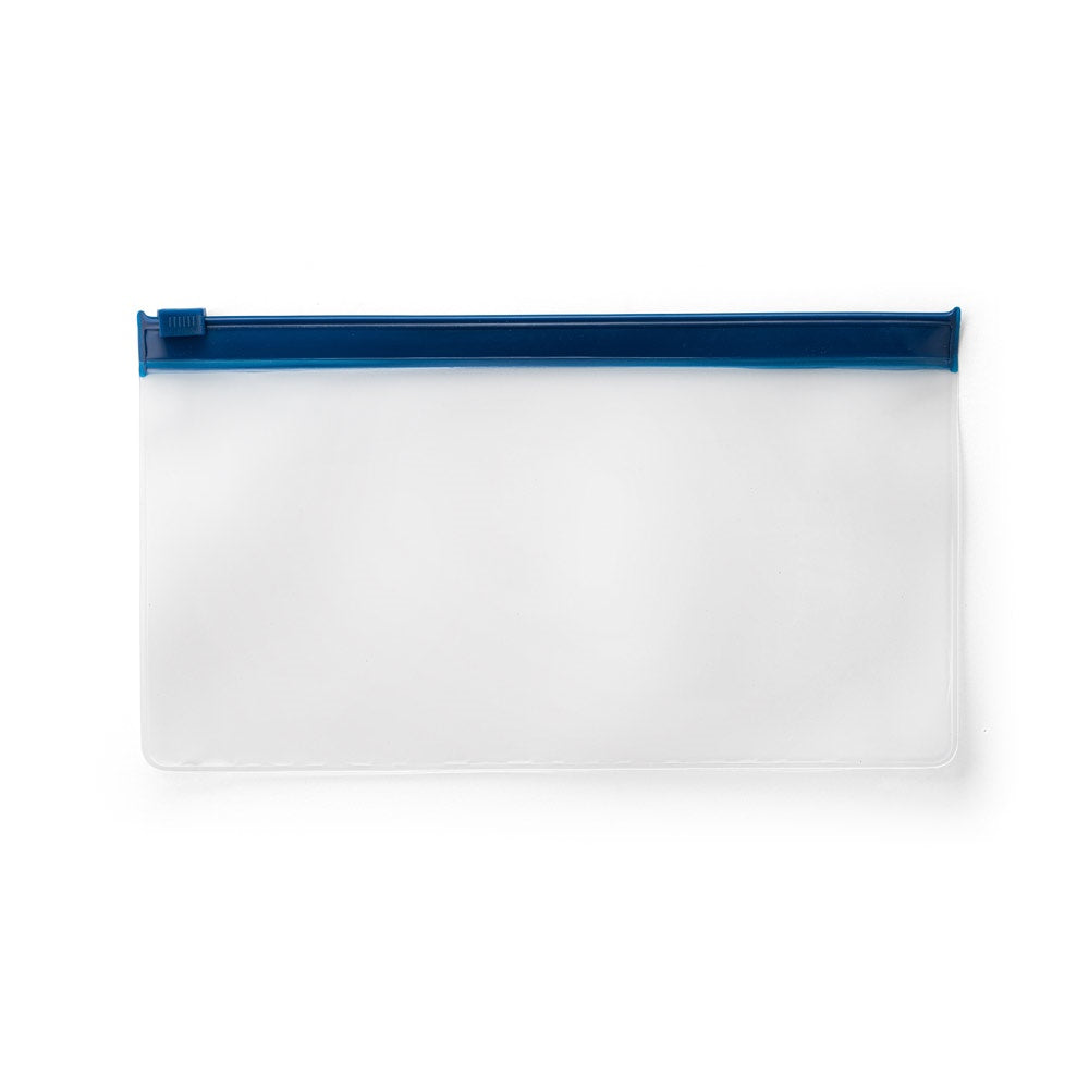 INGRID promotional personal care item in blue with custom logo branding