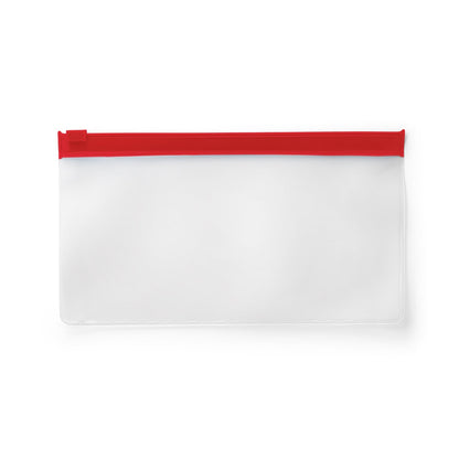 INGRID promotional personal care item in red with custom logo branding