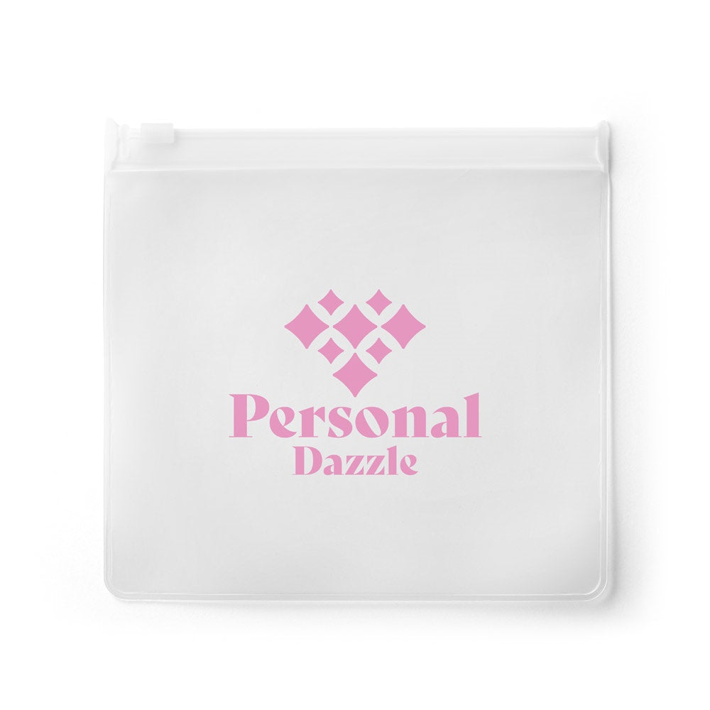 MOORE promotional personal care item in white with custom logo branding