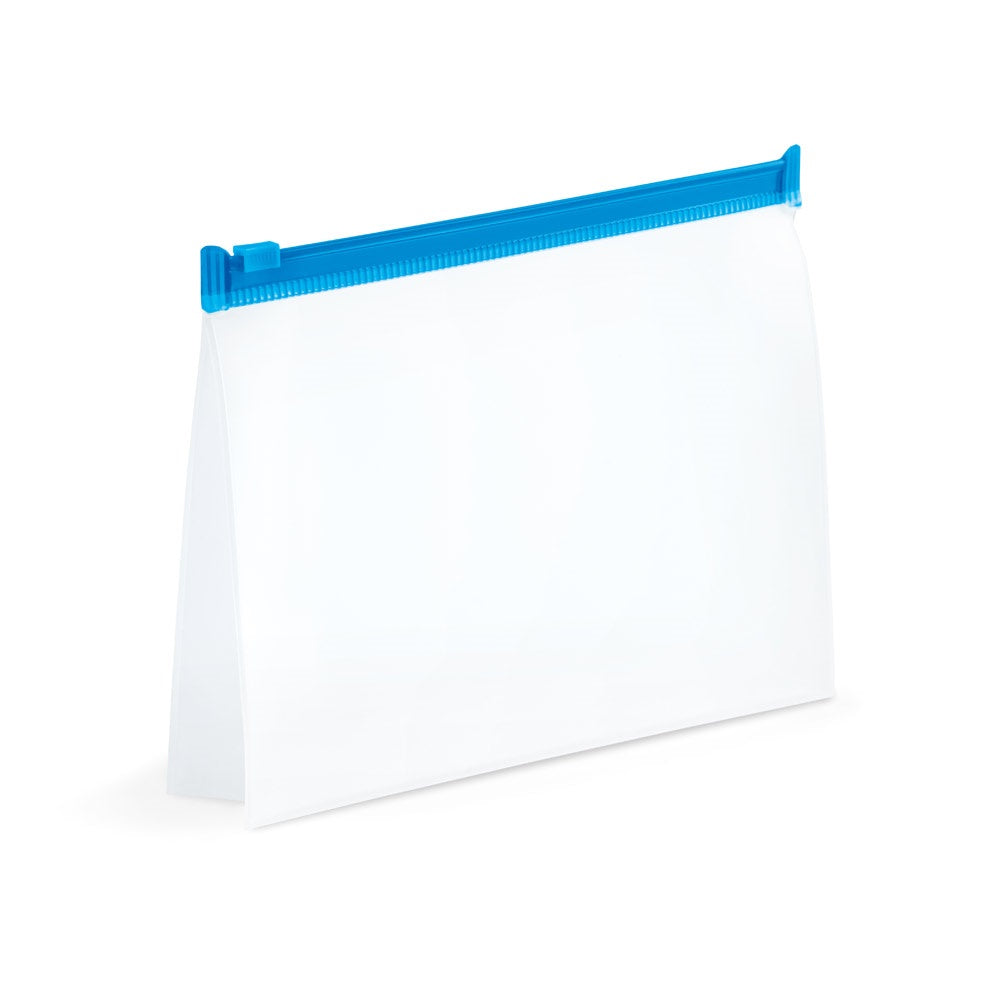 MARGOT promotional personal care item in light blue with custom logo branding