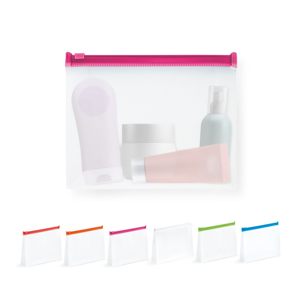 MARGOT promotional personal care item (complete set view) with custom logo branding