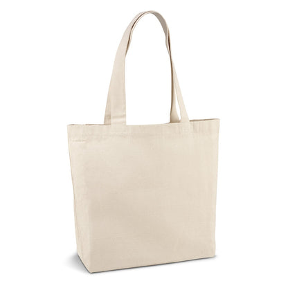 BETO promotional tote bag in light natural with custom logo branding