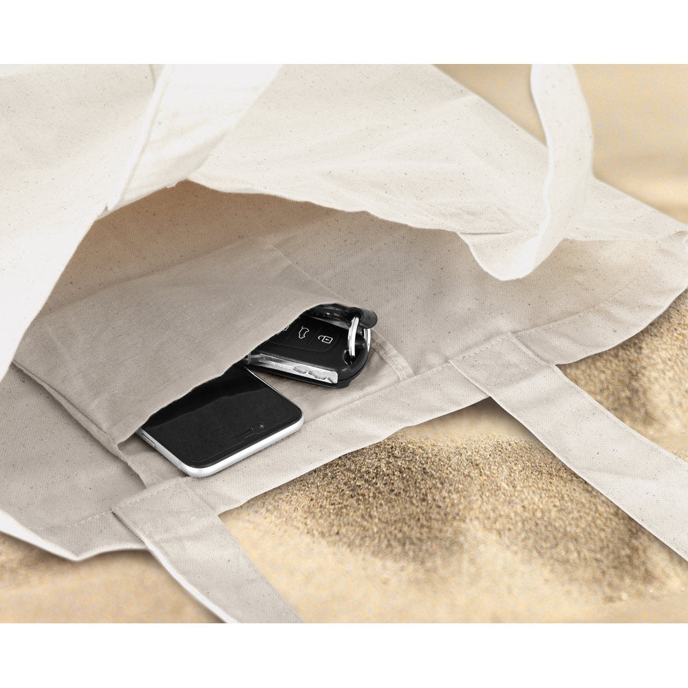 BETO promotional tote bag with custom logo branding