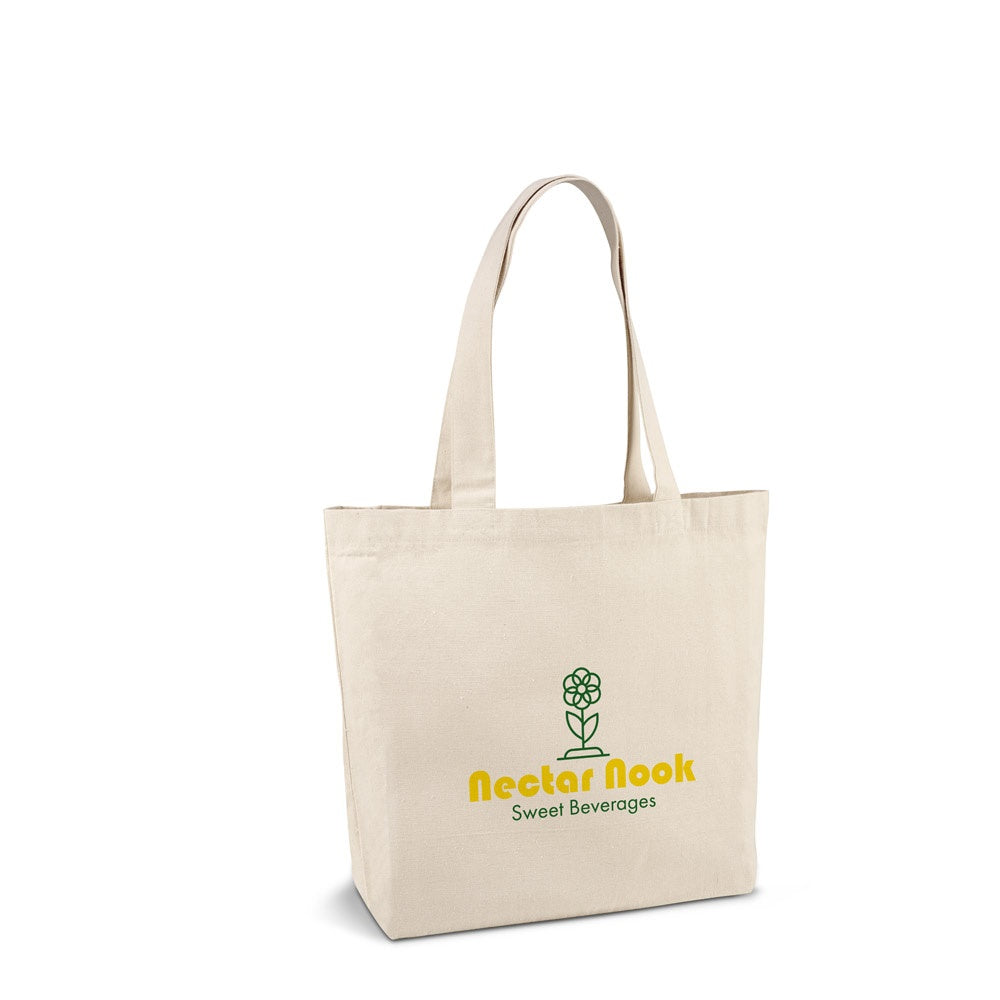 BETO promotional tote bag (complete set view) with custom logo branding