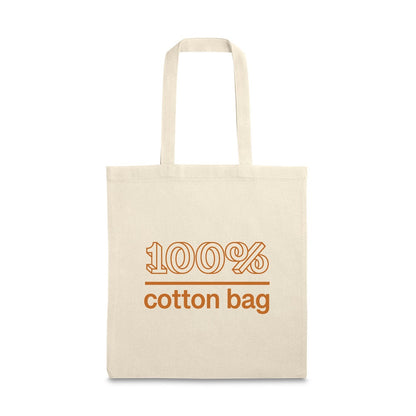 BONDI promotional tote bag in light natural with custom logo branding