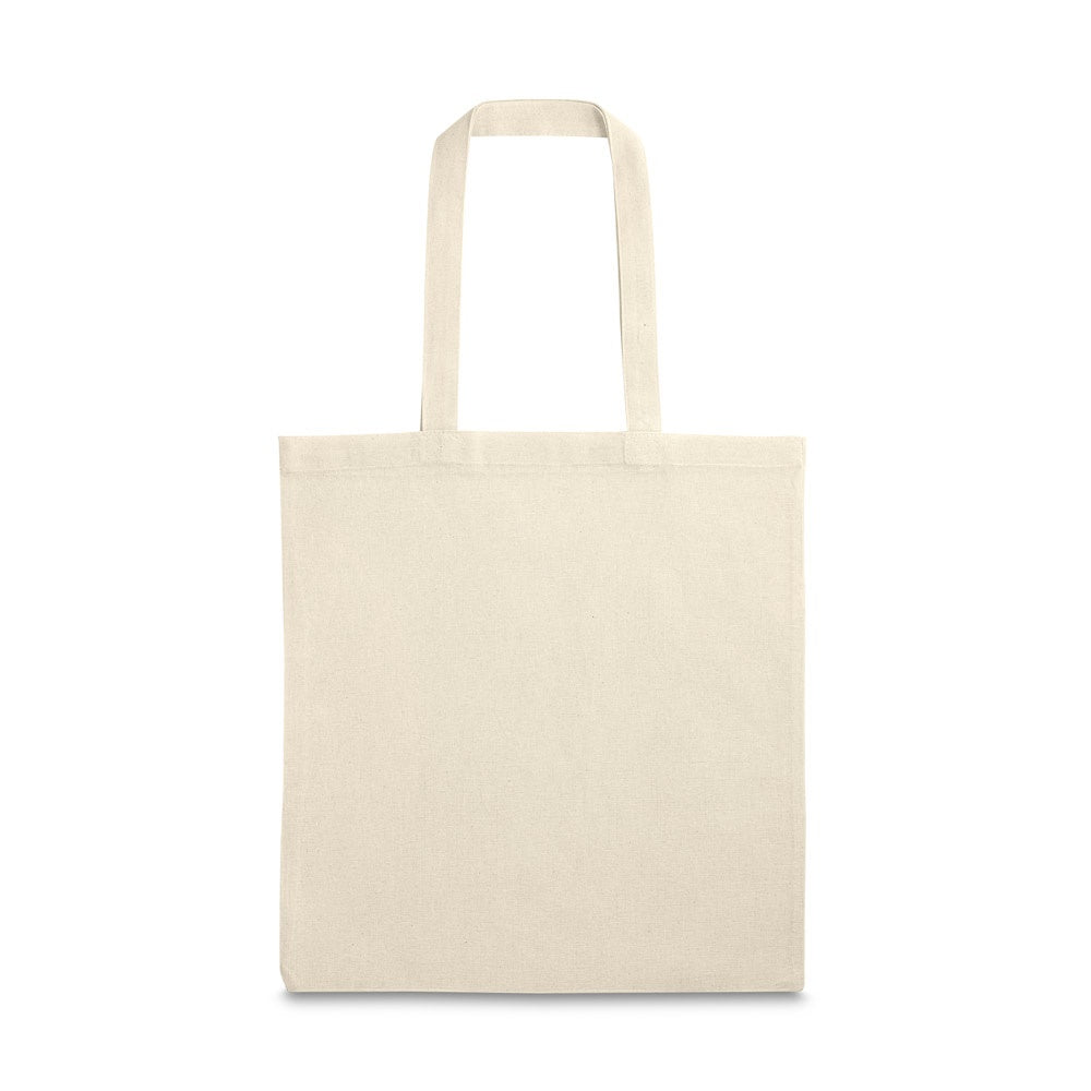 BONDI promotional tote bag in light natural with custom logo branding