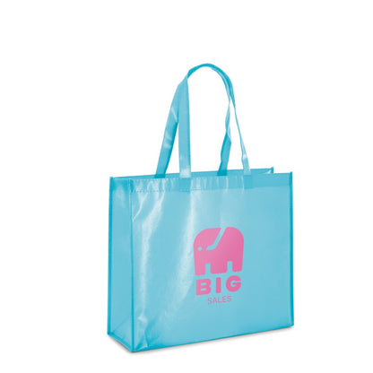 MILLENIA promotional tote bag (complete set view) with custom logo branding