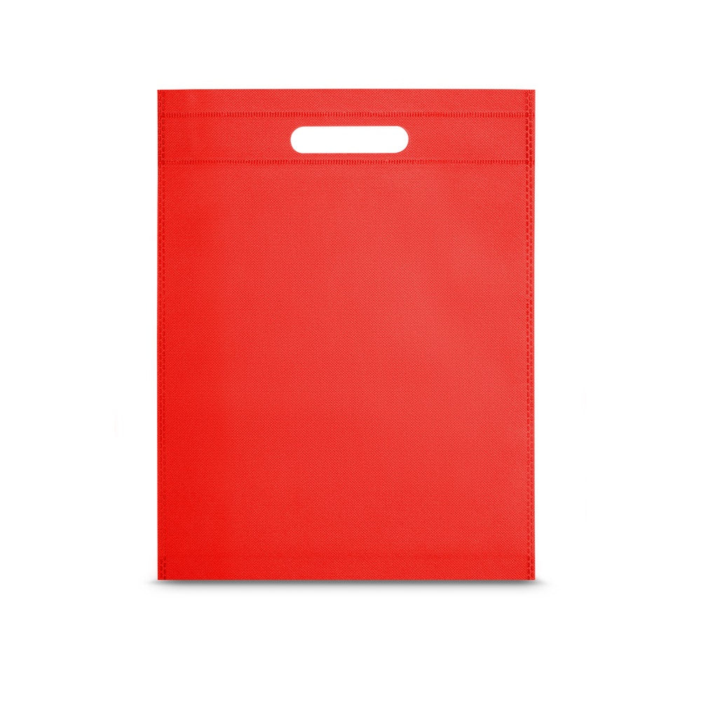 ROTERDAM promotional tote bag in red with custom logo branding