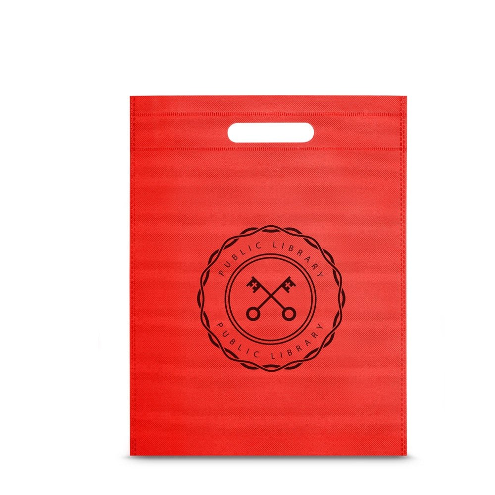 ROTERDAM promotional tote bag (complete set view) with custom logo branding