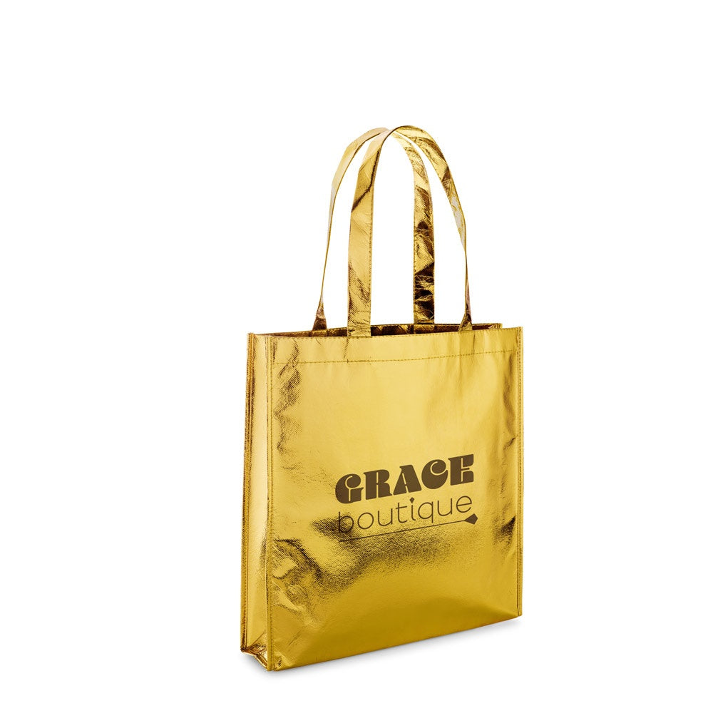 SAWGRASS promotional tote bag (complete set view) with custom logo branding