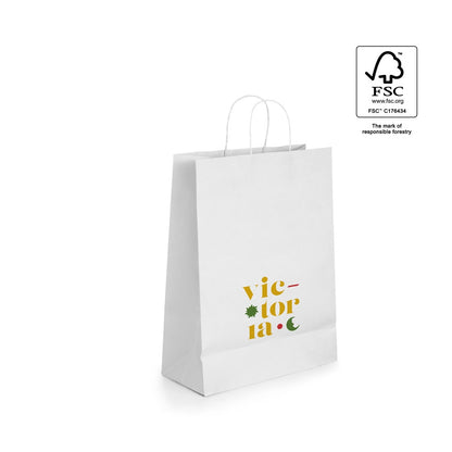 CABAZON promotional tote bag (complete set view) with custom logo branding