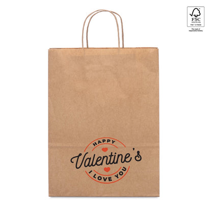 LEIA promotional tote bag in natural with custom logo branding