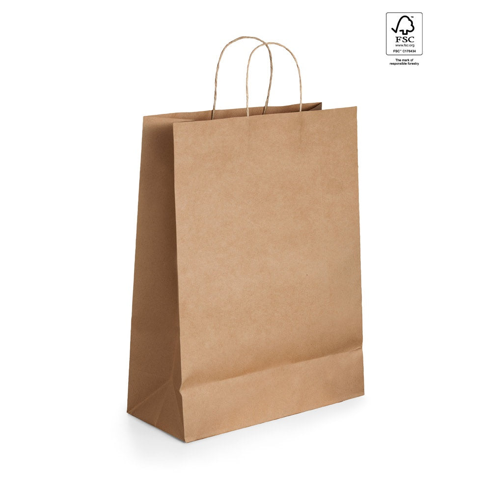 TAYLA promotional tote bag in natural with custom logo branding