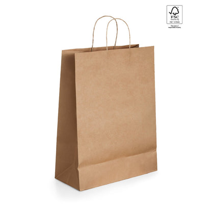 TAYLA promotional tote bag in natural with custom logo branding