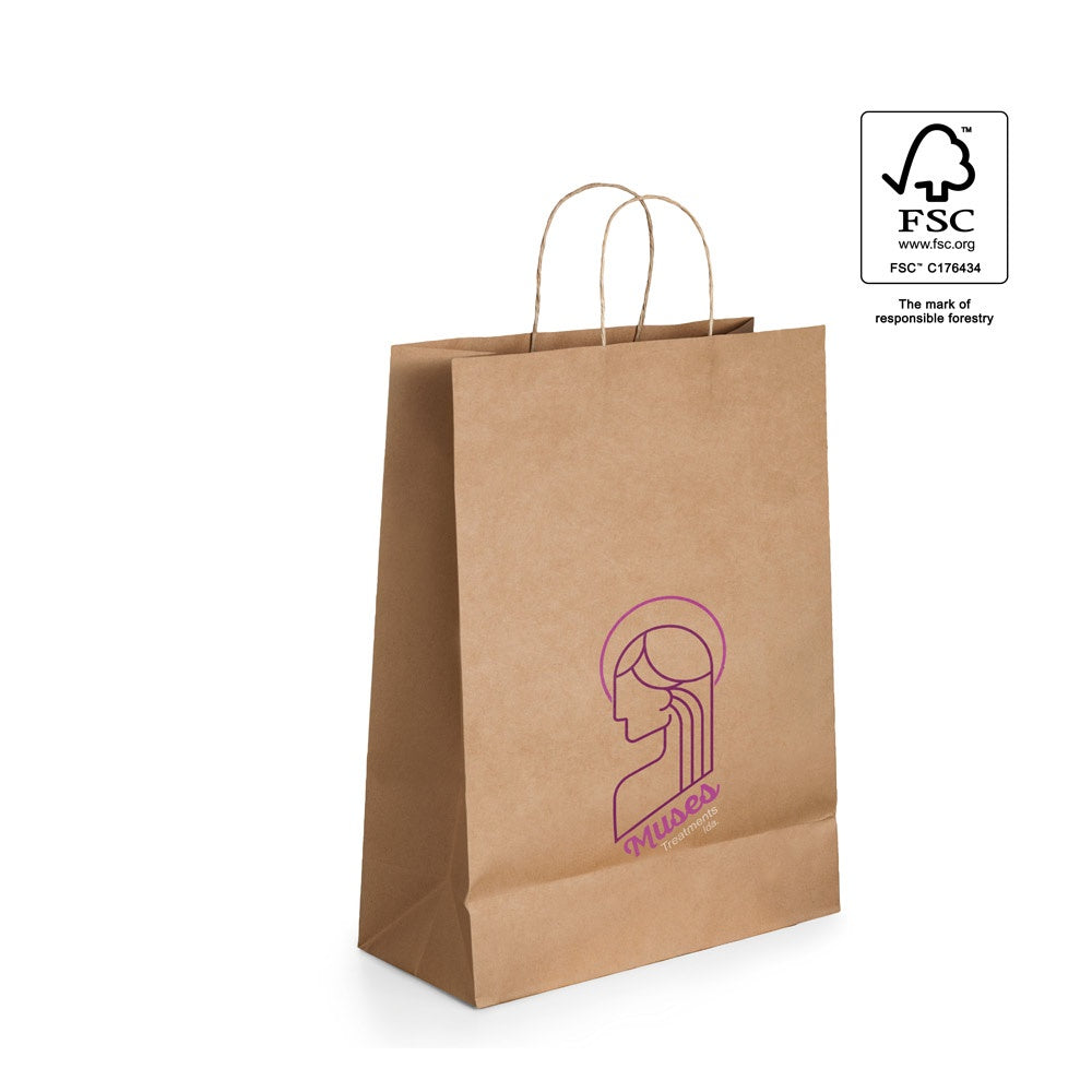 TAYLA promotional tote bag (complete set view) with custom logo branding