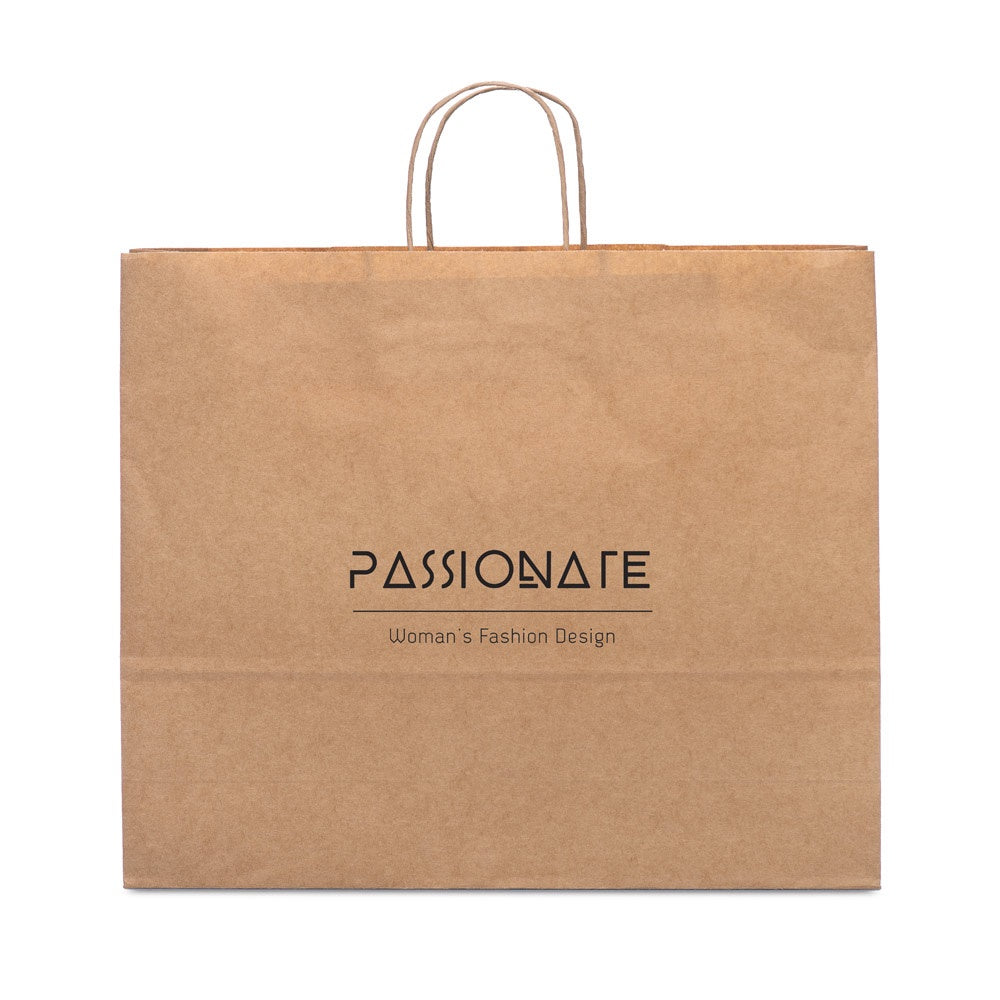 KIRA promotional tote bag in natural with custom logo branding