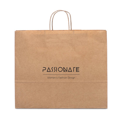 KIRA promotional tote bag in natural with custom logo branding