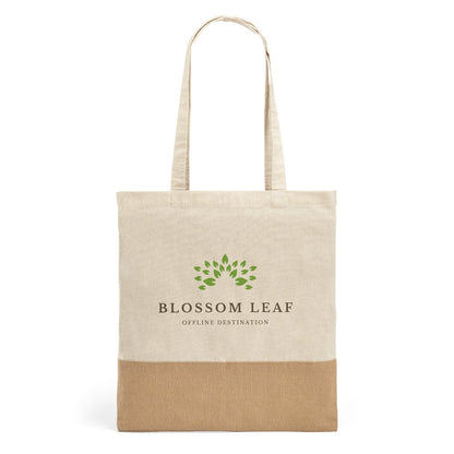 MERCAT promotional tote bag in natural with custom logo branding