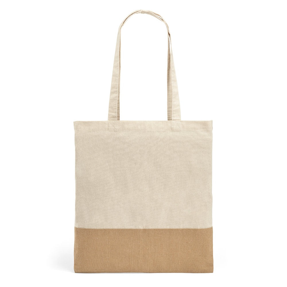 MERCAT promotional tote bag in natural with custom logo branding