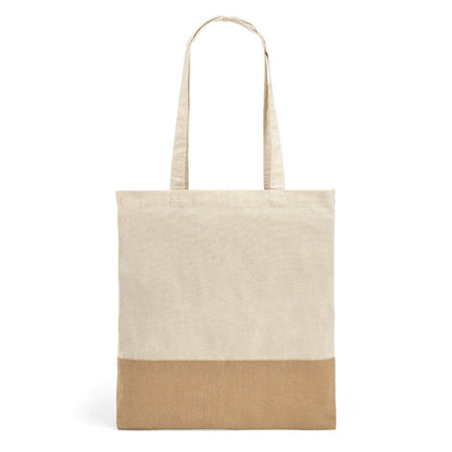 MERCAT promotional tote bag in natural with custom logo branding