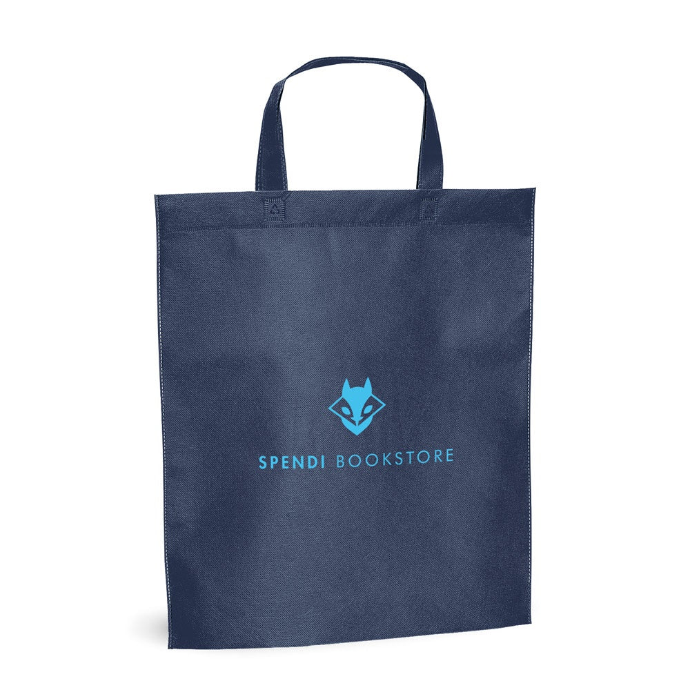 NOTTING promotional tote bag in blue with custom logo branding