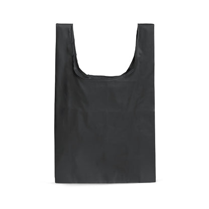 PLAKA promotional tote bag in black with custom logo branding