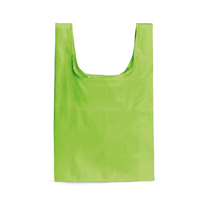 PLAKA promotional tote bag in light green with custom logo branding