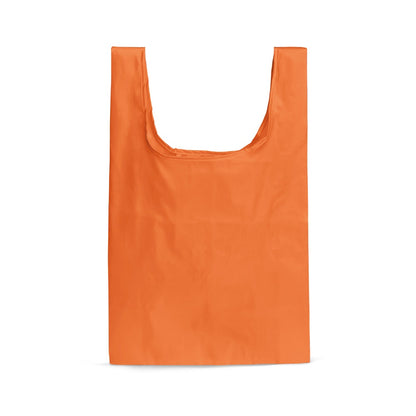 PLAKA promotional tote bag in orange with custom logo branding