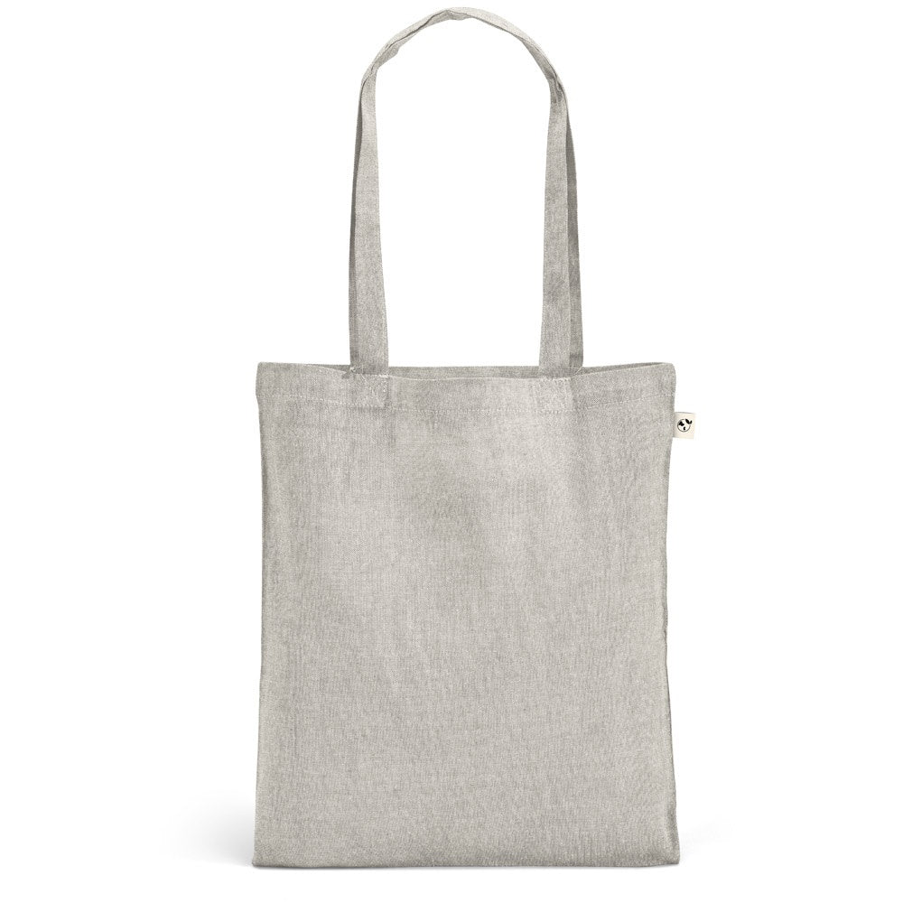 RYNEK promotional tote bag in light grey with custom logo branding