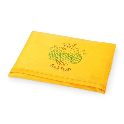 FOLA promotional tote bag in yellow with custom logo branding