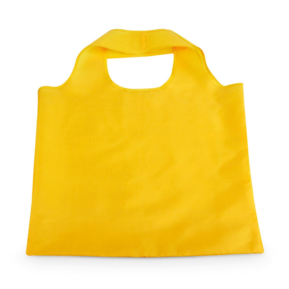 FOLA promotional tote bag in yellow with custom logo branding