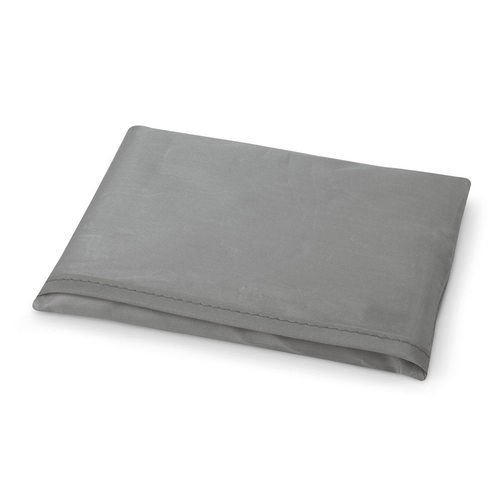 FOLA promotional tote bag in grey (detail view) with custom logo branding