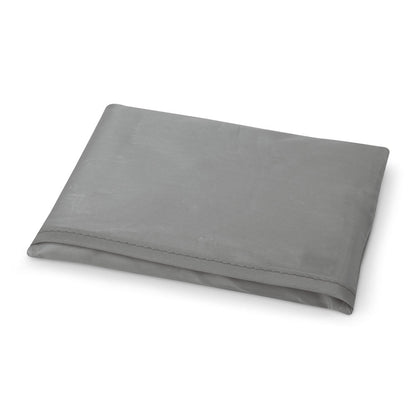 FOLA promotional tote bag in grey (detail view) with custom logo branding