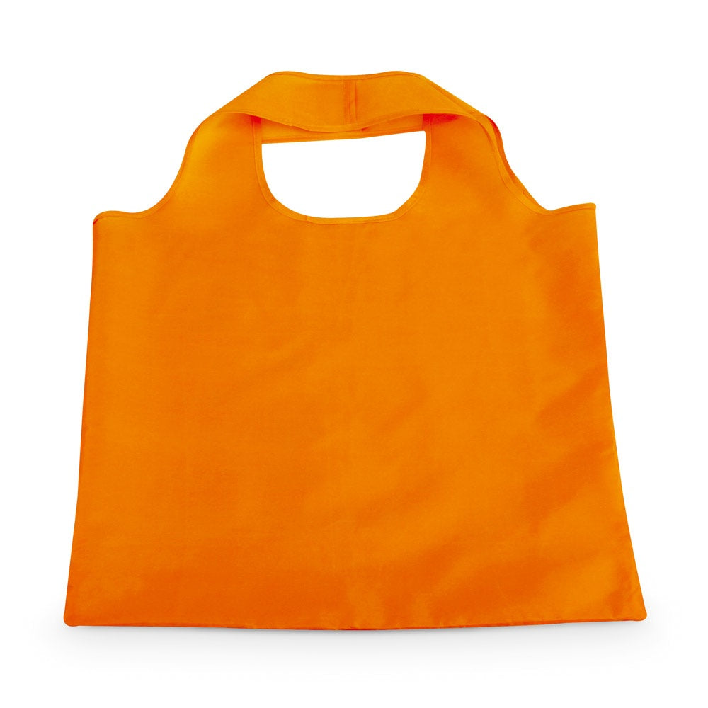 FOLA promotional tote bag in orange with custom logo branding