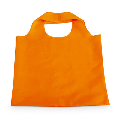 FOLA promotional tote bag in orange with custom logo branding