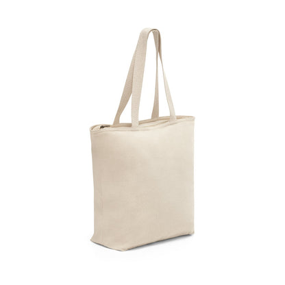 HACKNEY promotional tote bag in light natural with custom logo branding