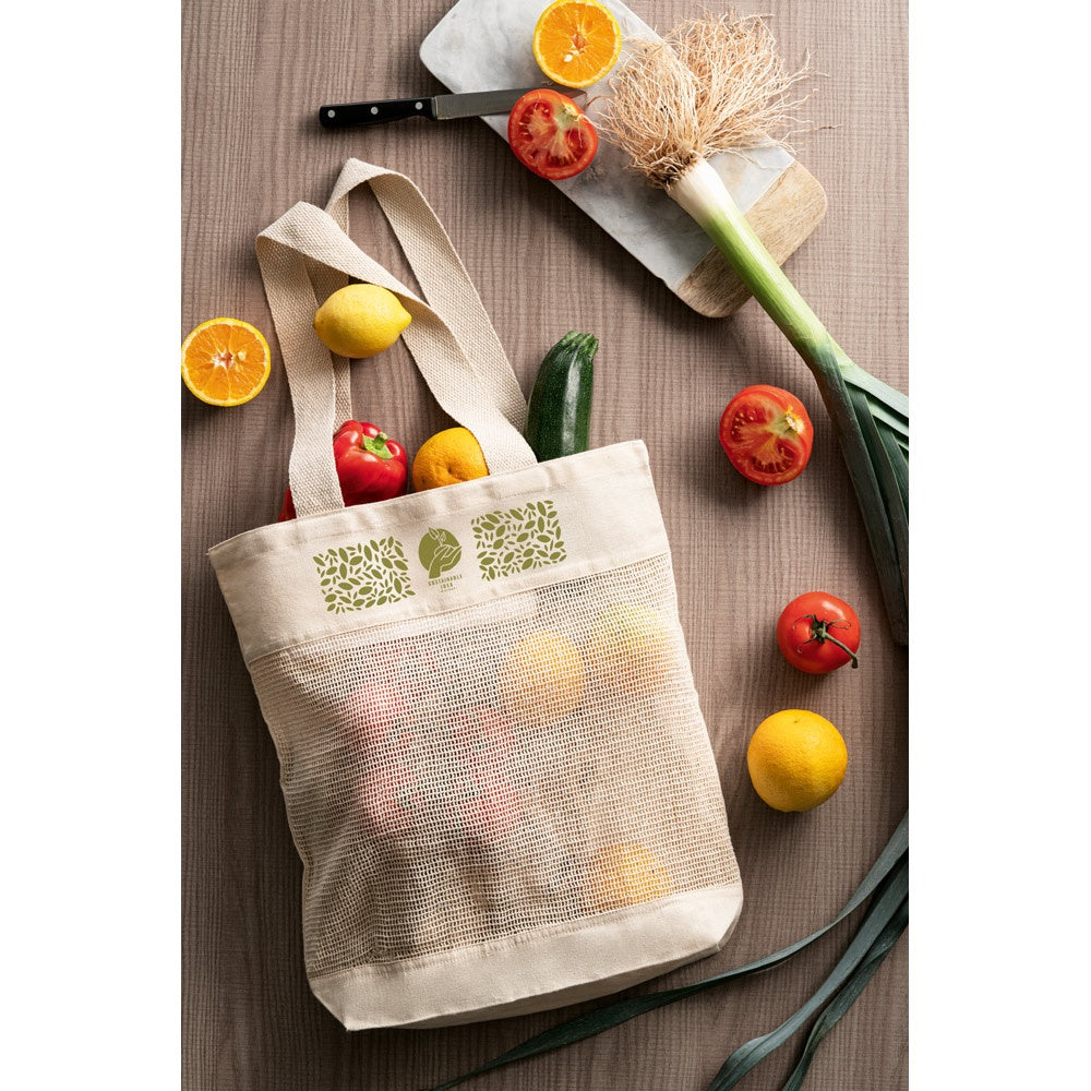 MUMBAI promotional tote bag with custom logo branding