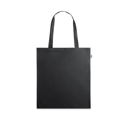 MAPUTO promotional tote bag in black with custom logo branding