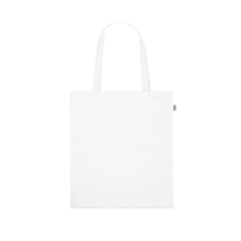 MAPUTO promotional tote bag in white with custom logo branding