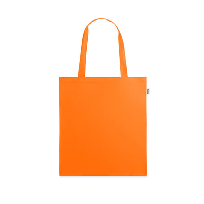MAPUTO promotional tote bag in orange with custom logo branding