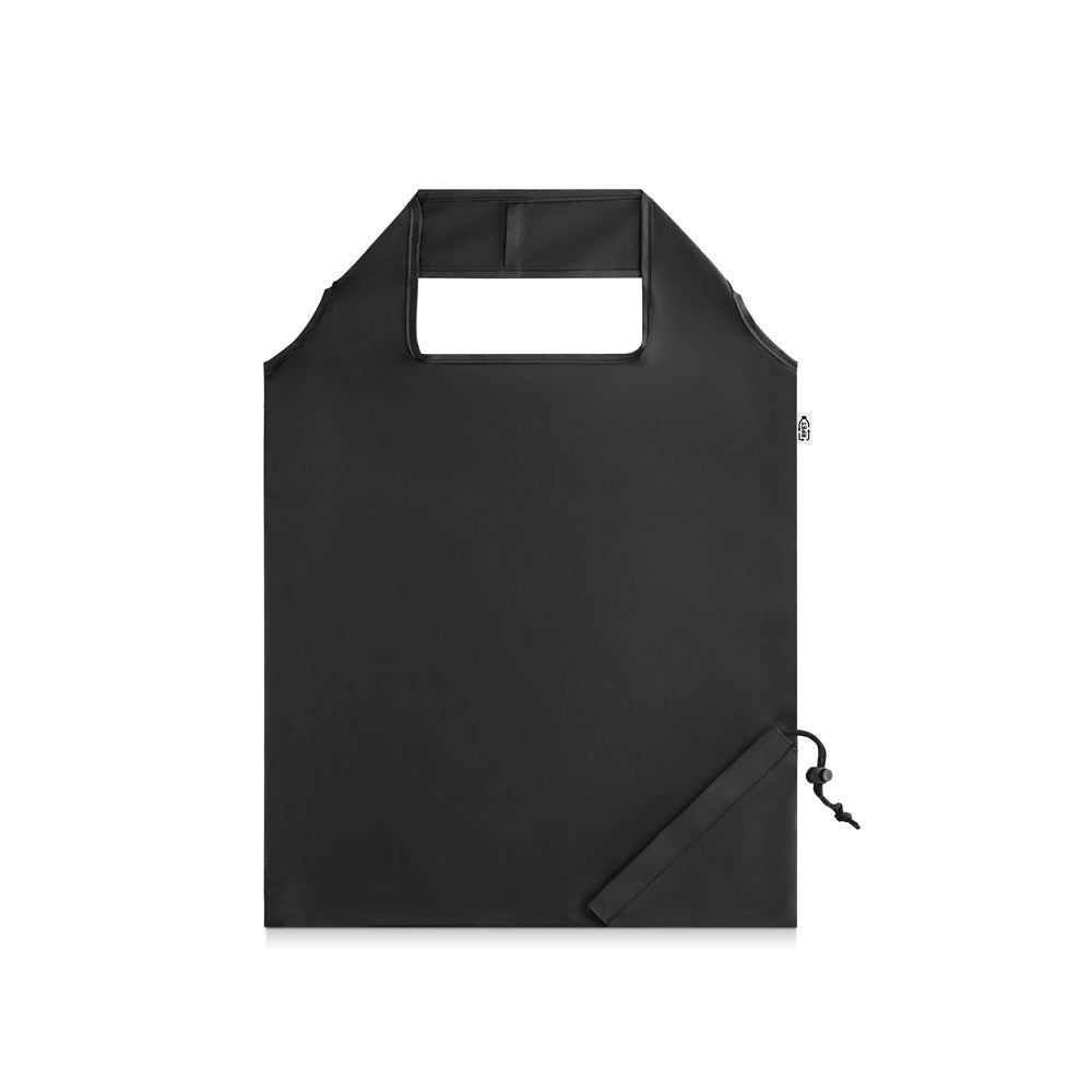 BEIRA promotional tote bag in black with custom logo branding