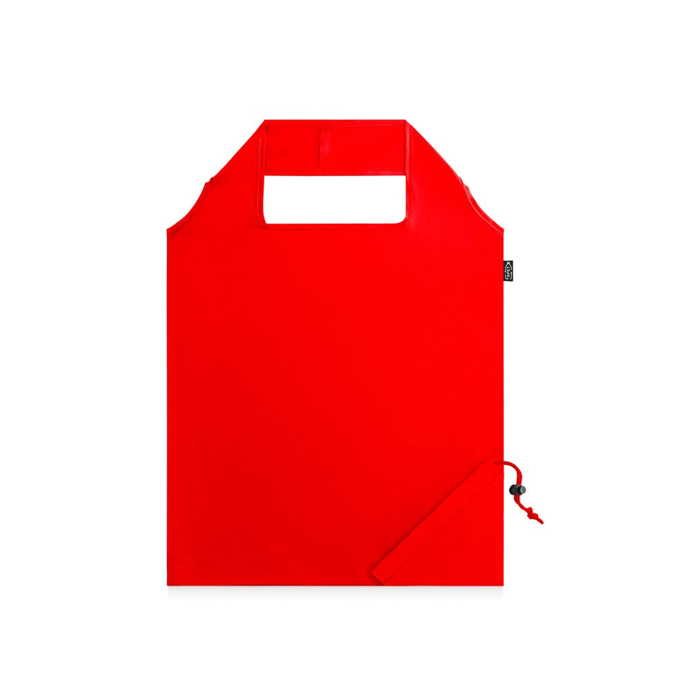 BEIRA promotional tote bag in red with custom logo branding