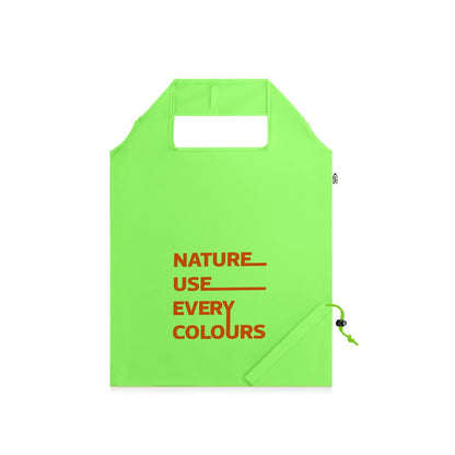 BEIRA promotional tote bag in light green with custom logo branding
